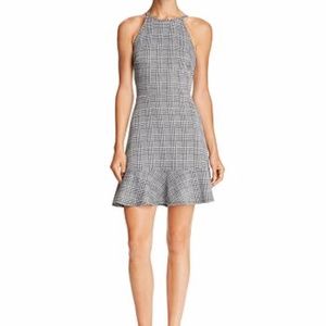 AQUA Glen Plaid Flounce-Hem Dress - 100% Exclusive